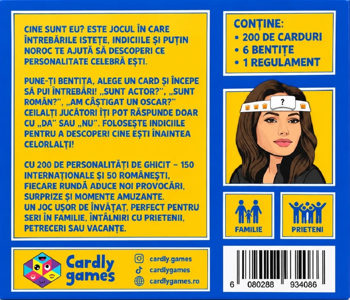 Imaginea produsului 'Joc de societate: Cine sunt eu?'
