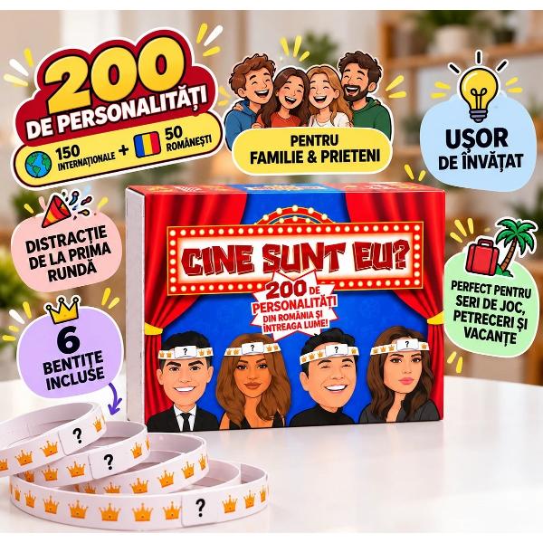 Joc de societate: Cine sunt eu?