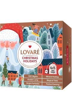 Imaginea produsului 'Set ceai: 6 arome x 15 pliculețe. Christmas Holidays'