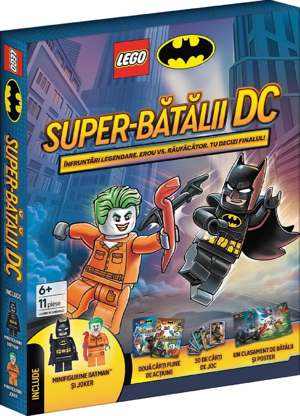Coperta cărții 'Lego Batman: Super-bătălii DC'