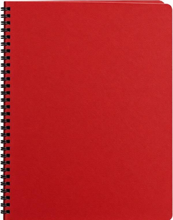 Imaginea produsului 'Agendă nedatată cu spiră. Siena roșu'