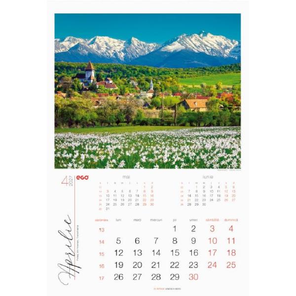 Calendar perete 2027. Romania