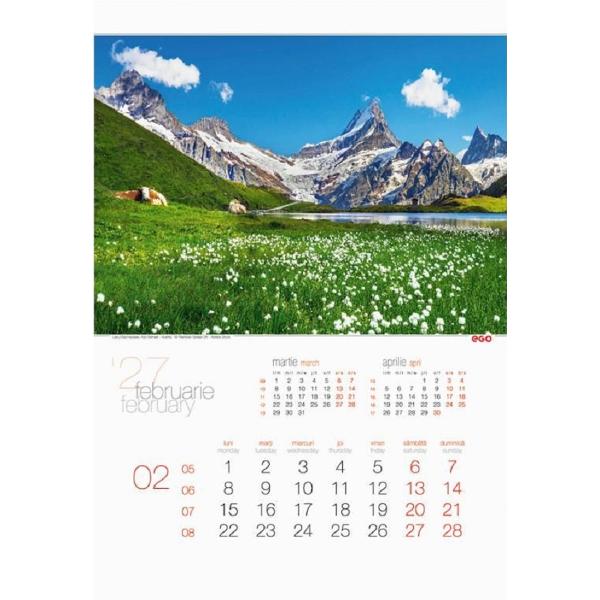 Calendar perete 2027. Peisaje