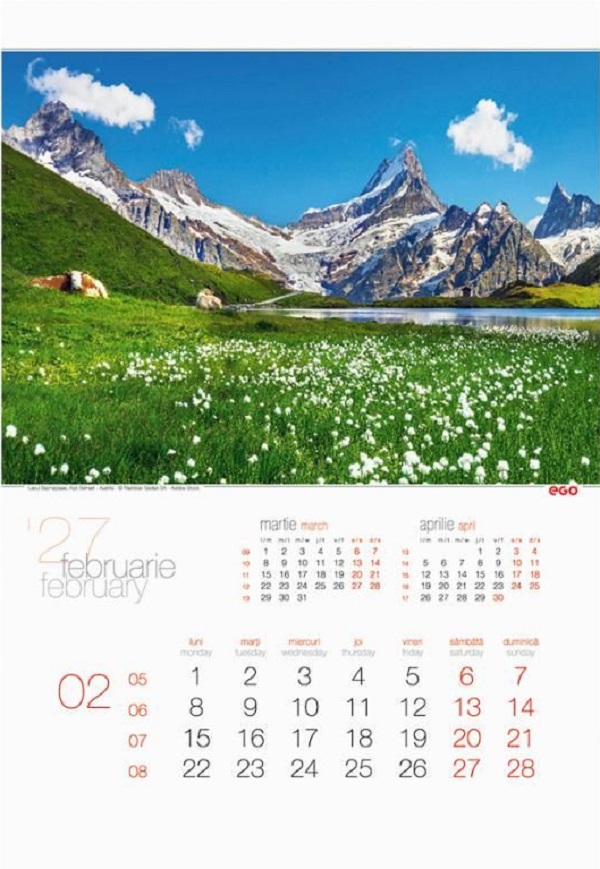 Imaginea produsului 'Calendar perete 2027. Peisaje'