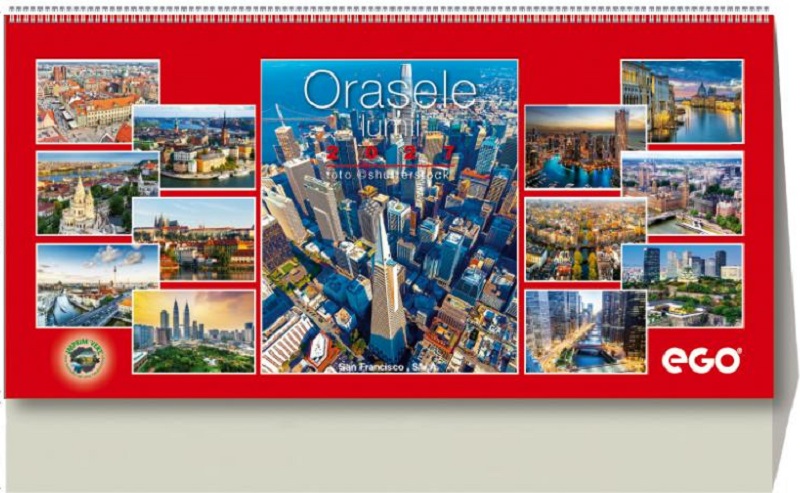 Imaginea produsului 'Calendar birou 2027: Orașele lumii'