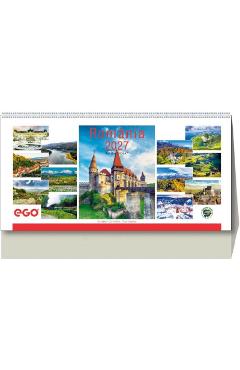 Imaginea produsului 'Calendar birou 2027: România'