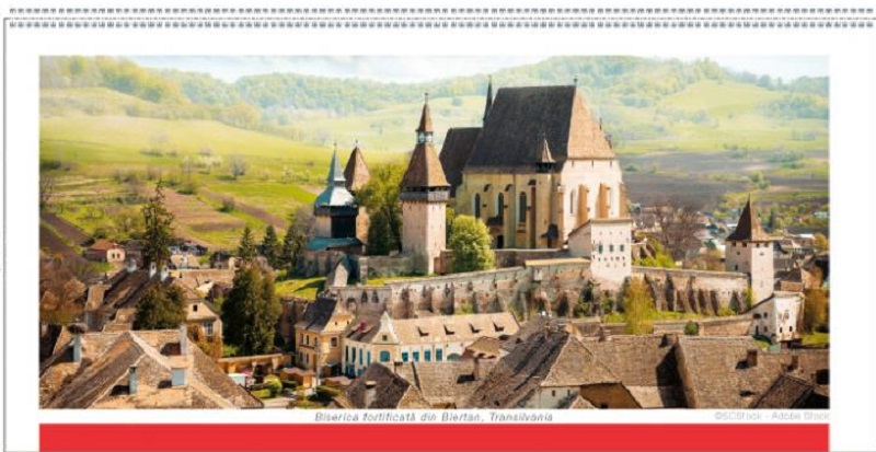 Imaginea produsului 'Calendar birou 2027: România'