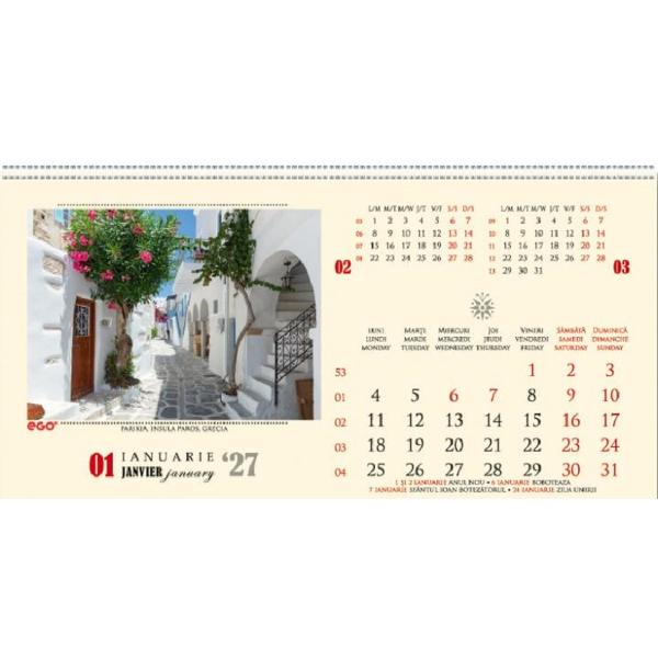 Calendar birou 2027: Strazi