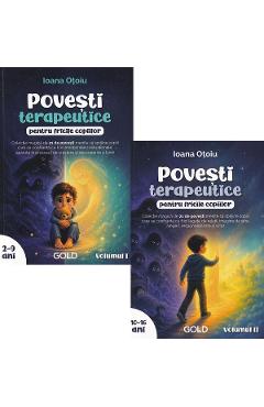 Coperta cărții 'Pachet 2 volume: Povești terapeutice pentru fricile copiilor - Ioana Oțoiu'