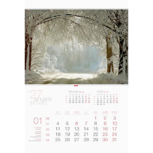 Calendar perete 2027. Alei