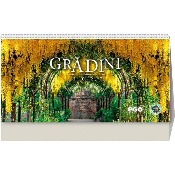 Calendar birou 2027: Gradini