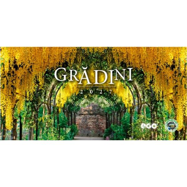 Calendar birou 2027: Gradini