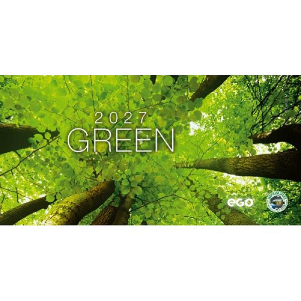Calendar birou 2027: Green