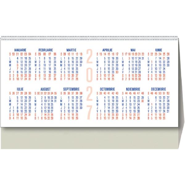 Calendar birou 2027: Triptic