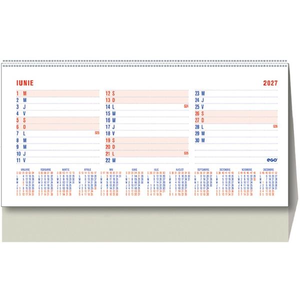 Calendar birou 2027: Triptic