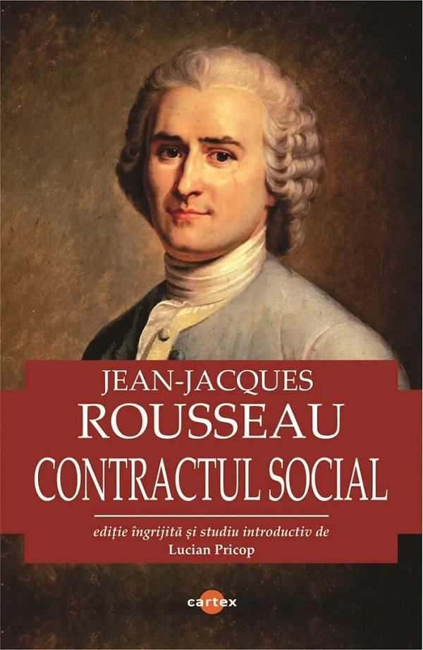 Coperta cărții 'Contractul social - Jean-Jacques Rousseau'