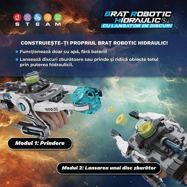 Jucarie interactiva: Brat robotic hidraulic