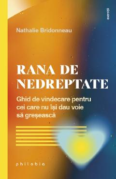Coperta cărții 'Rana de nedreptate - Nathalie Bridonneau'
