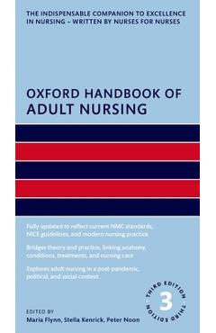 Coperta cărții 'Oxford Handbook of Adult Nursing - Maria Flynn'