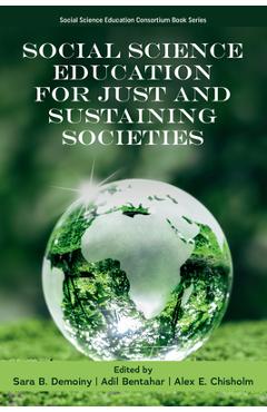 Coperta cărții 'Social Science Education for Just and Sustaining Societies - Sara B. Demoiny'