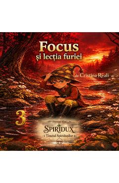 Coperta cărții 'Focus și lecția furiei. Seria Povești din Spiridux. Ținutul Spiridușilor Vol.3 - Cristina Reali'