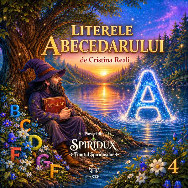 Literele abecedarului. Seria Povești din Spiridux. Ținutul Spiridușilor Vol.4 de Cristina Reali - Coperta cărții