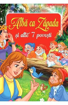 Coperta cărții 'Alba ca Zăpada și alte 7 povești Ed.2'