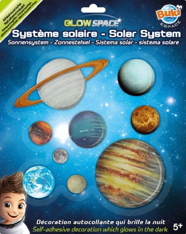 Imaginea produsului 'Decorațiuni de perete fosforescente. Sistemul Solar'