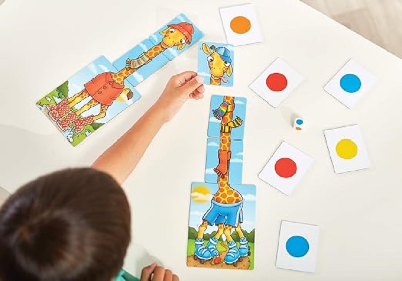 Imaginea produsului 'Joc educativ: Girafa cu fular'