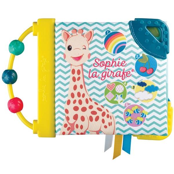 Set Girafa Sophie, zornaitoare si carticica cu activitati