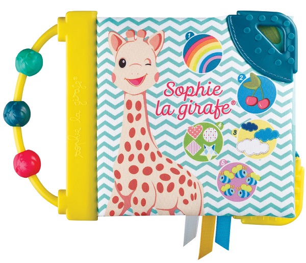 Imaginea produsului 'Set Girafa Sophie, zornăitoare și cărticică cu activități'