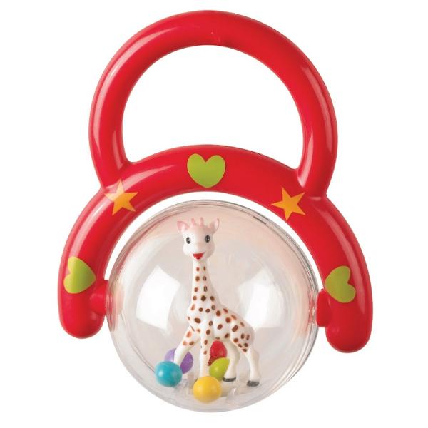 Set Girafa Sophie, zornaitoare si carticica cu activitati