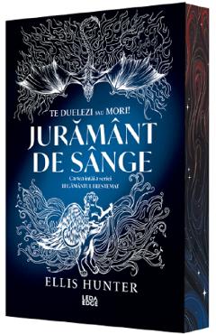 Coperta cărții 'Jurământ de sânge. Seria Legământul blestemat Vol. 1 - Ellis Hunter'