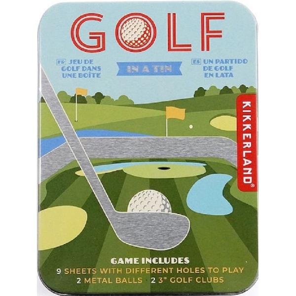 Mini joc de golf. In a Tin