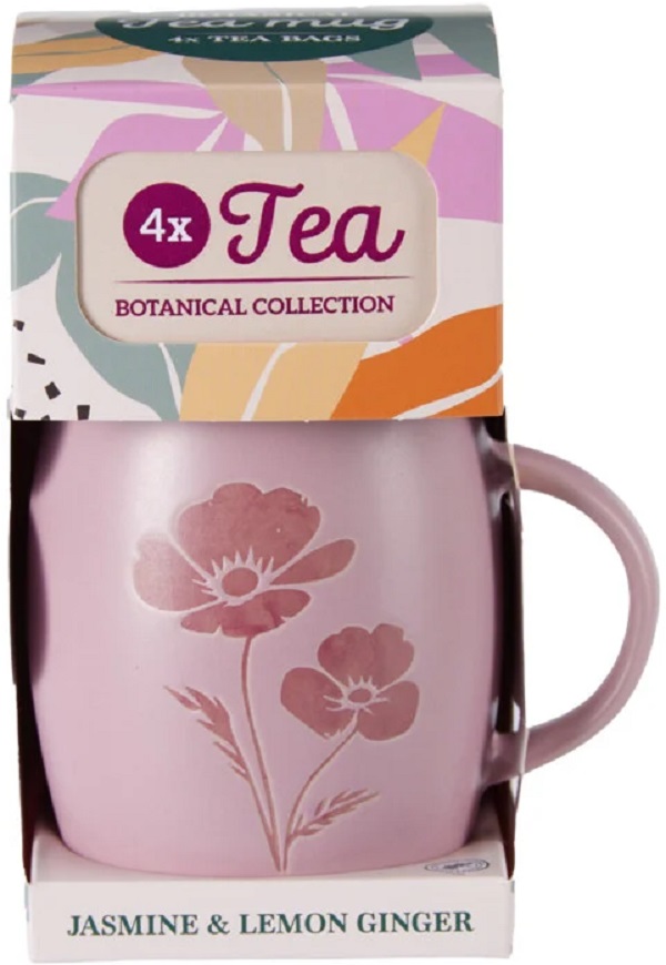 Imaginea produsului 'Set cană și ceai: Botanical. Cană mov'