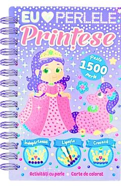 Coperta cărții 'Prințese. Activități cu perle'