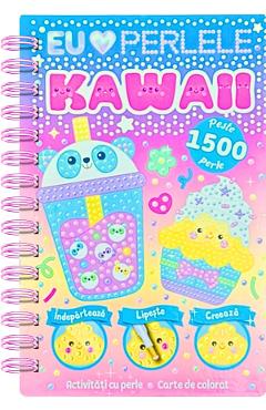 Coperta cărții 'Kawaii. Activități cu perle'