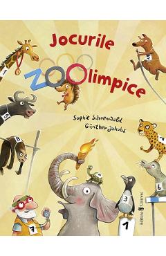 Coperta cărții 'Jocurile Zoolimpice - Sophie Schoenwald'