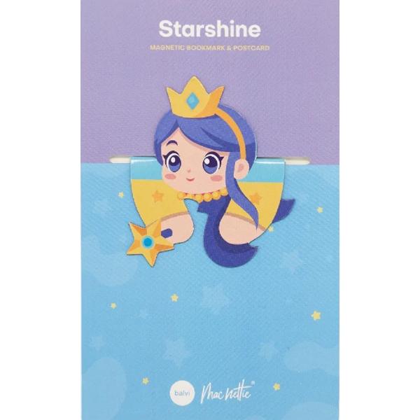 Semn de carte magnetic + carte postala. Starshine