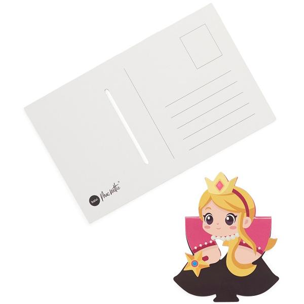 Semn de carte magnetic + Carte postala. Rosebelle