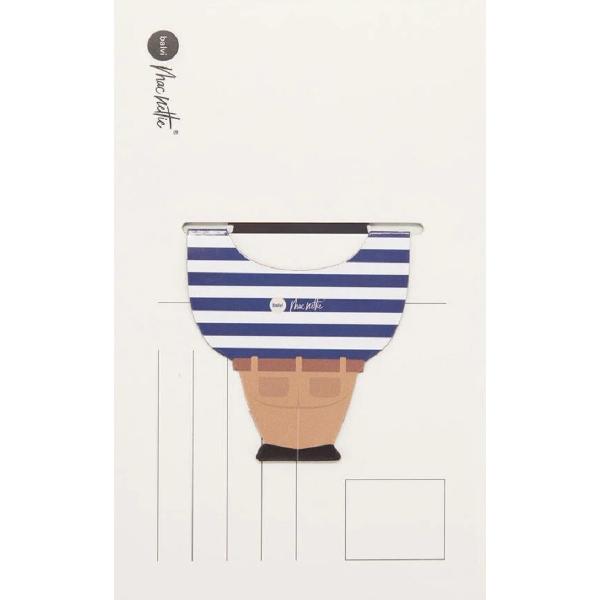 Semn de carte magnetic + carte postala. Cubism