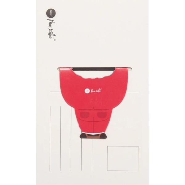 Semn de carte magnetic + Carte postala. The Clown of Chaos
