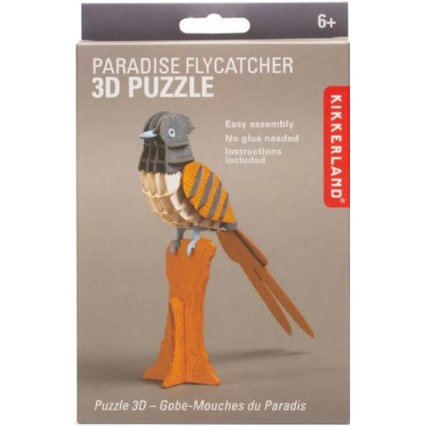 Puzzle 3D: Paradise Flycatcher