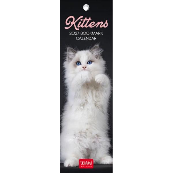 Calendar 2027. Semne de carte. Kittens