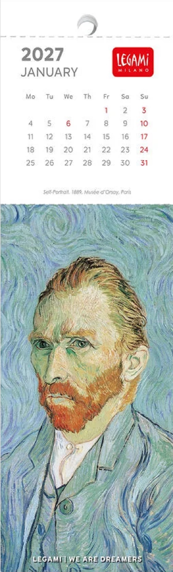 Imaginea produsului 'Calendar 2027. Semne de carte. Vincent Van Gogh'