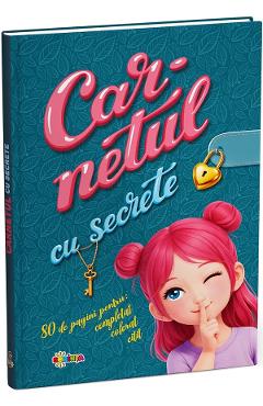 Coperta cărții 'Carnetul cu secrete (cu lacăt)'
