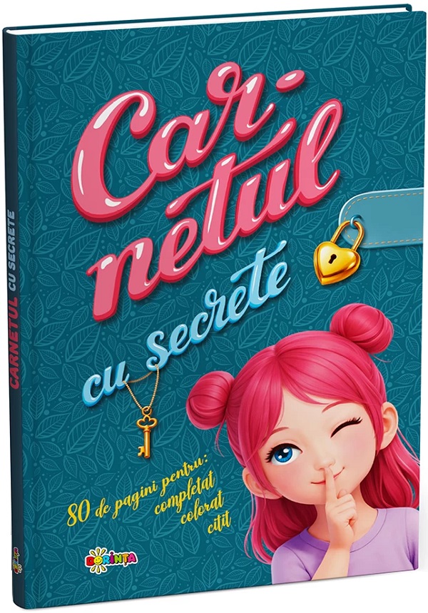 Coperta cărții 'Carnetul cu secrete (cu lacăt)'