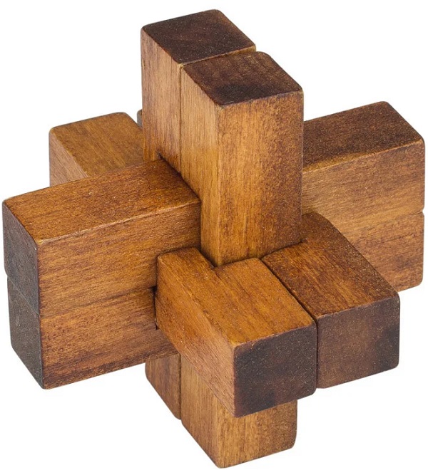 Imaginea produsului 'Mini puzzle mecanic. Great Minds: Da Vinci’s Cross Puzzle'