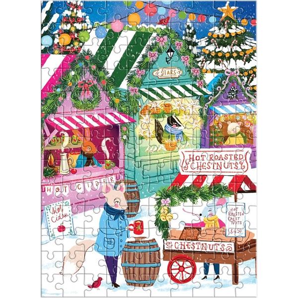 Puzzle ornament. Holiday Market. 130 piese