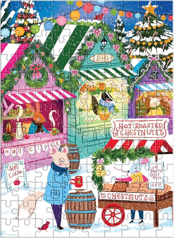 Imaginea produsului 'Puzzle ornament. Holiday Market. 130 piese'